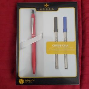 Cross pen with 2 refills